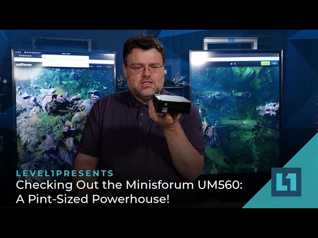 Checking Out the Minisforum UM560: A Pint-Sized Powerhouse! - YouTube