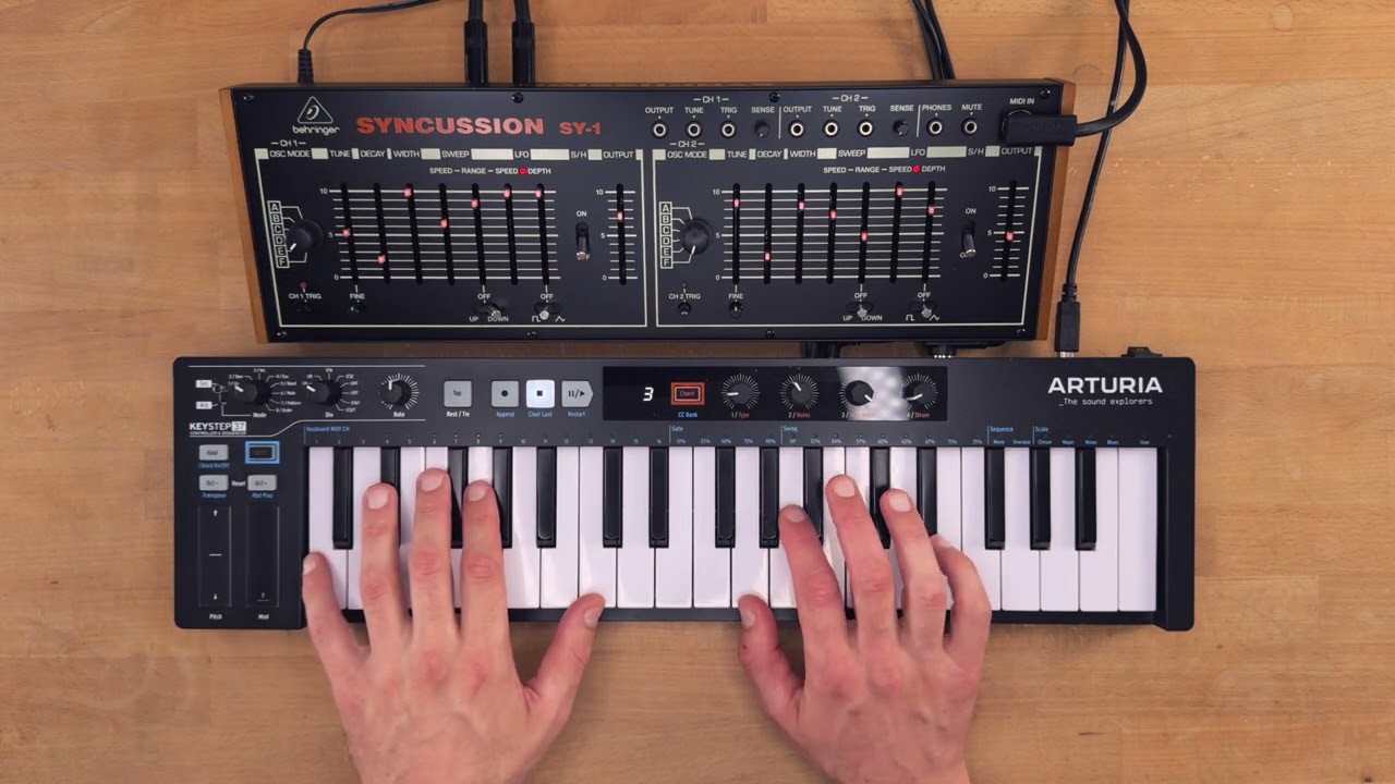 Behringer Syncussion SY-1 Sound Demo (no talking) - YouTube