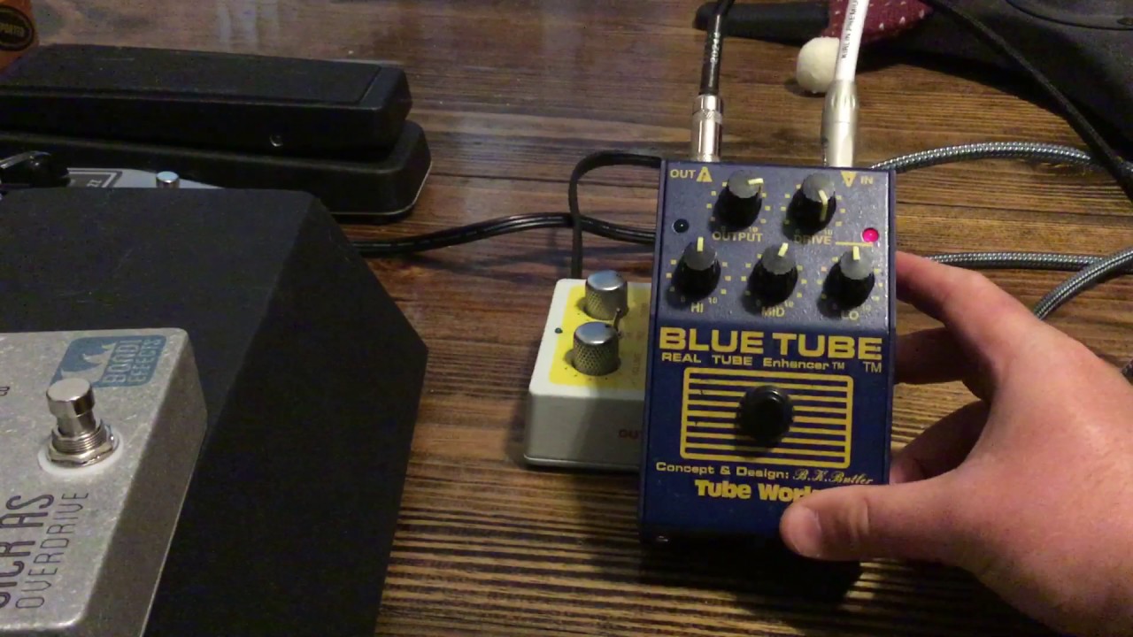 Tube Works Blue Tube pedal - YouTube