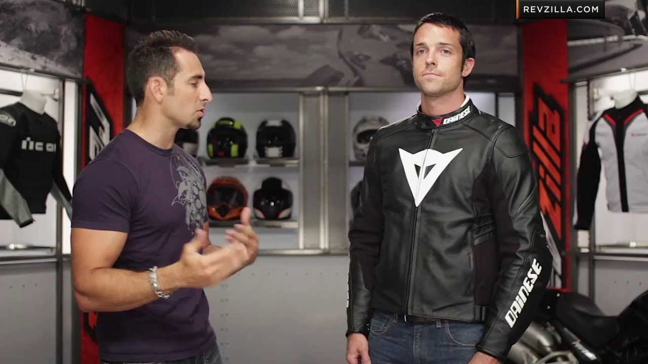 Dainese Laguna EVO Leather Jacket Review at RevZilla.com - YouTube