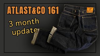 アットラストジーンズ3ヶ月経年変化 やっぱり良いジーンズ - YouTube