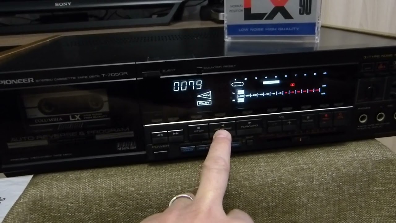 Pioneer T-7050R 4,800(1986年発売) - YouTube