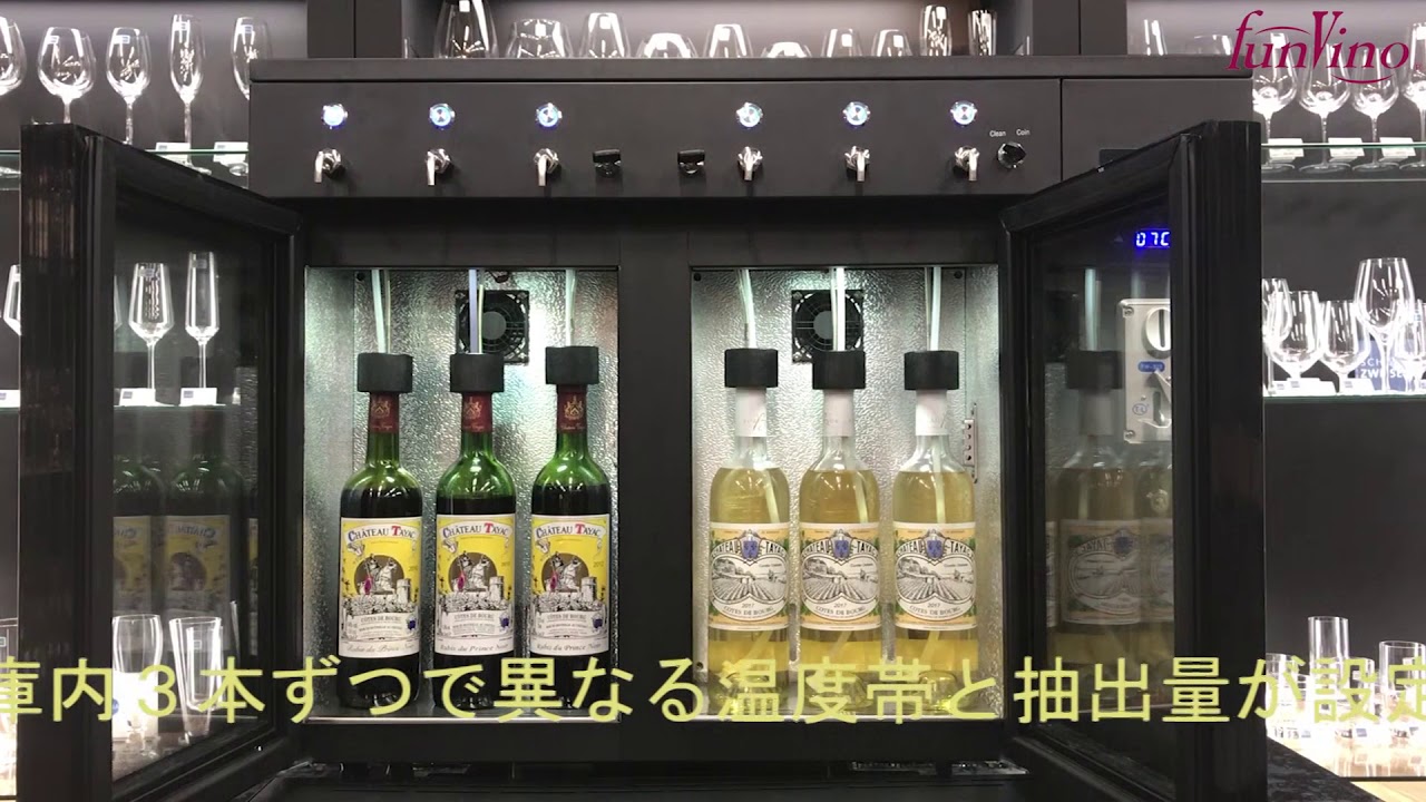 ファンヴィーノ コイン式ワインSakeサーバー 6本用 (SC-6T)/ワインも