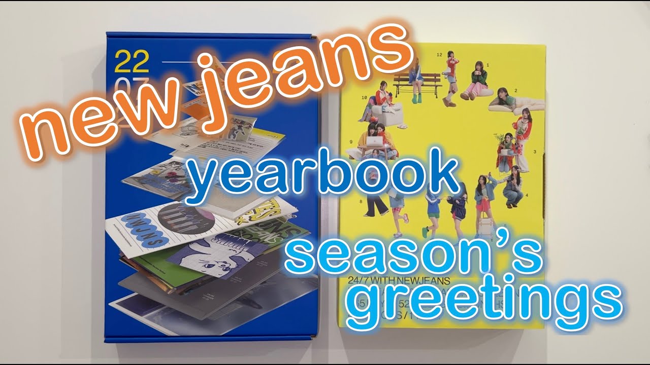 Unboxing New Jeans Yearbook 22-23 + Seasons Greetings '24 🐰 - YouTube