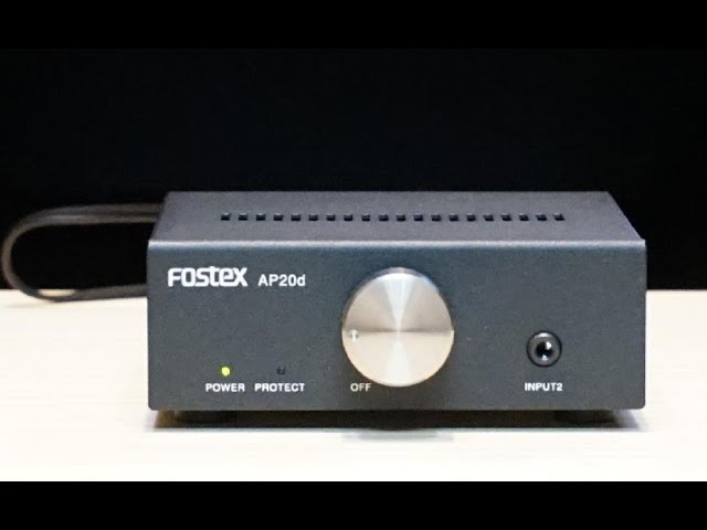 オーディオ Fostex AP20d D級アンプの実力 - YouTube