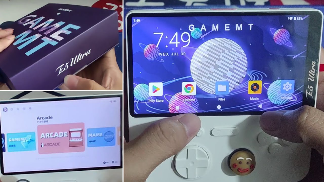 GAMEMT E5 Ultra - Unboxing & English Setup ( Android Gaming