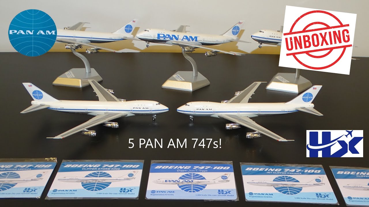 Pan Am | Boeing 747-121 | N747PA 'Jet Clipper America' | HX Models