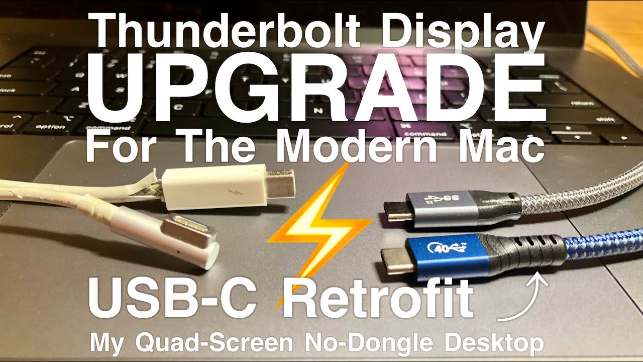Thunderbolt Display USB-C Retrofit for Modern Macs! - YouTube