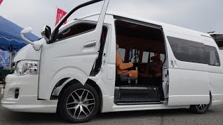 4K)TOYOTA HIACE SUPER LONG VIP room modified ハイエース・スーパー