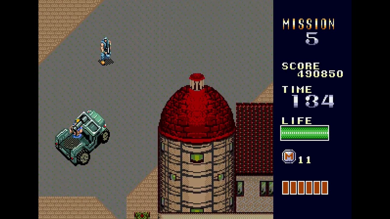 メガドライブ 戦場の狼II（ARCADE MODE:HARD） - YouTube