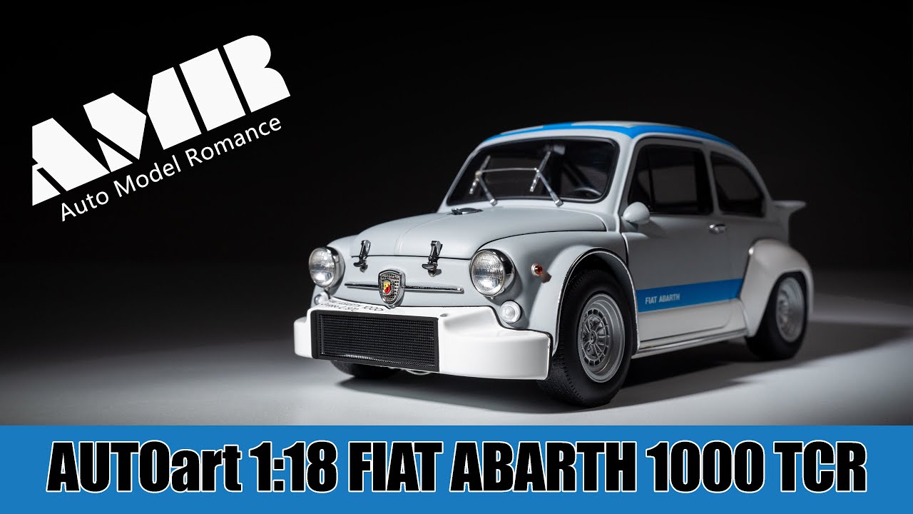 FIAT ABARTH 1000 TCR / 1:18 AUTOart car model / 4k video by Auto