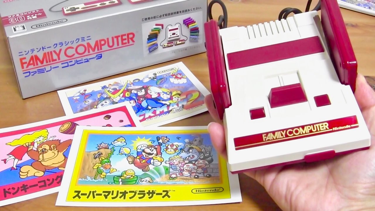 Nintendo Classic Mini Family Computer Palm-sized mini Famicom