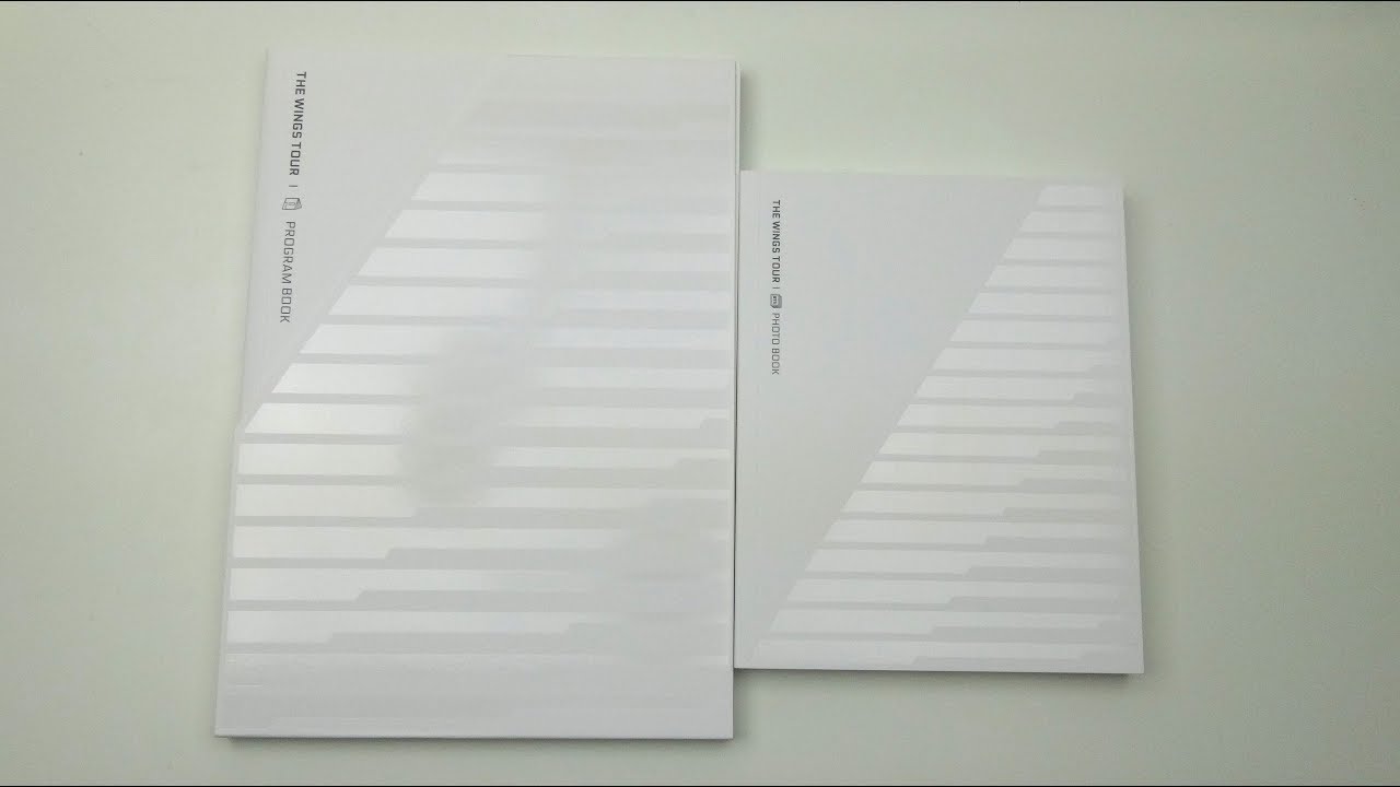 Unboxing BTS (Bangtan Boys) 방탄소년단 The Wings Tour Photo Book