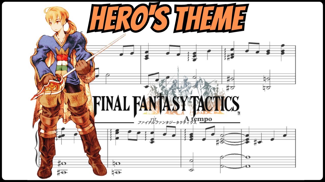🎹 Final Fantasy Tactics: Hero's Theme (Iconic Piano Arrangement +