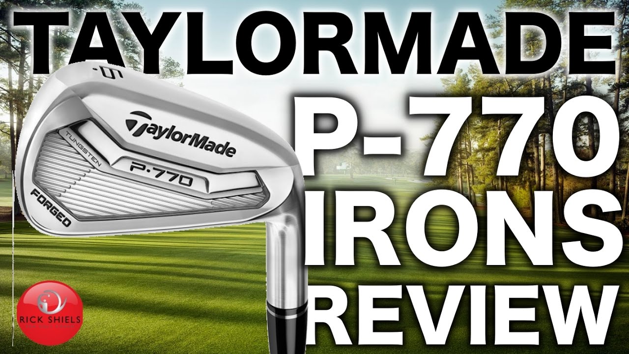 NEW TAYLORMADE P-770 IRONS REVIEW - YouTube