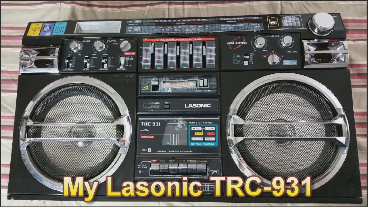 LASONIC ラジオ カセットテープ プレーヤーTRC-931