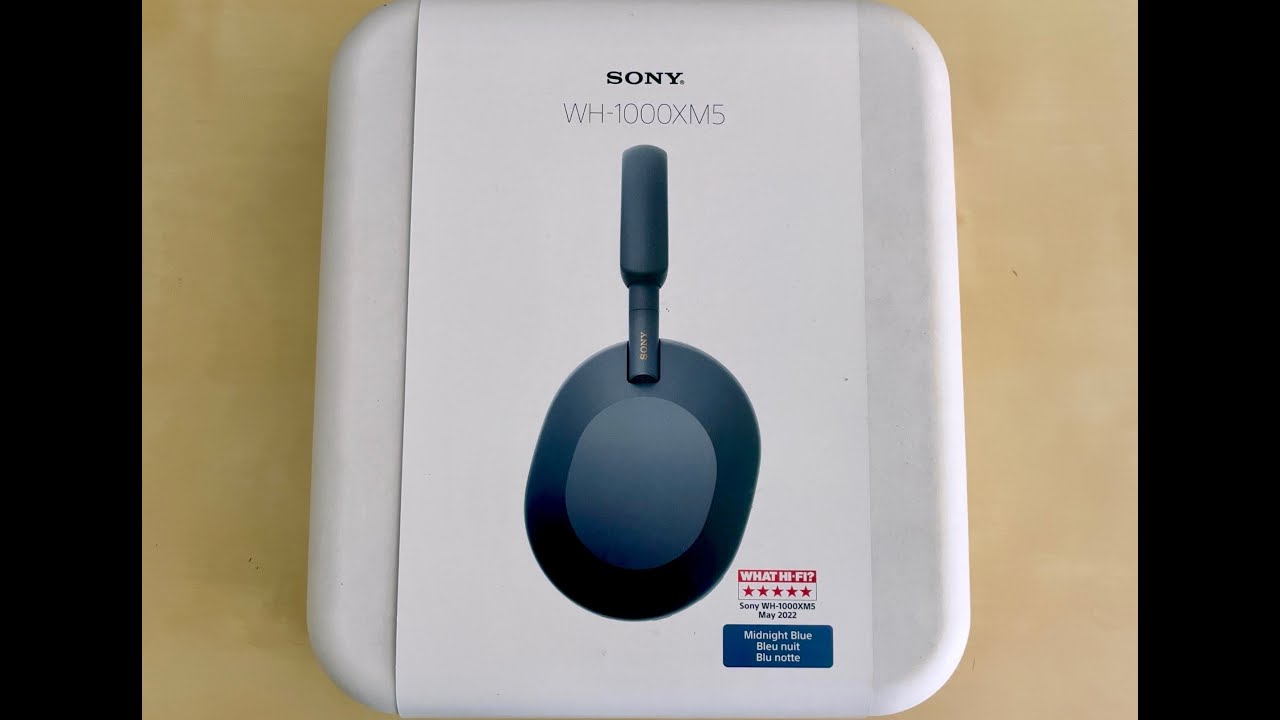 Sony WH-1000XM5 Midnight Blue Unboxing - First Impressions - YouTube