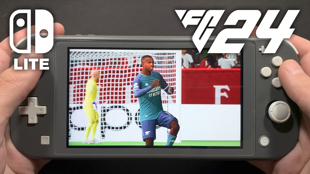EA FC 24 on Nintendo Switch Lite - YouTube