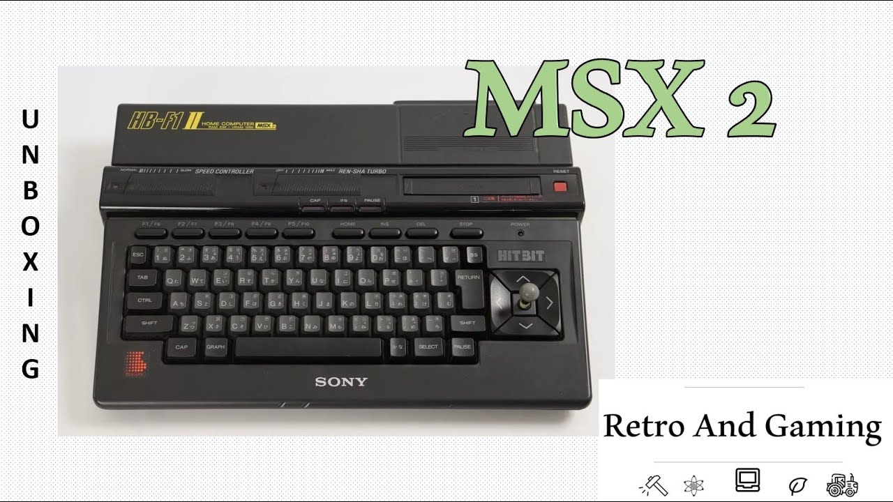MSX2 - Unboxing the Sony HB-F1 II - YouTube