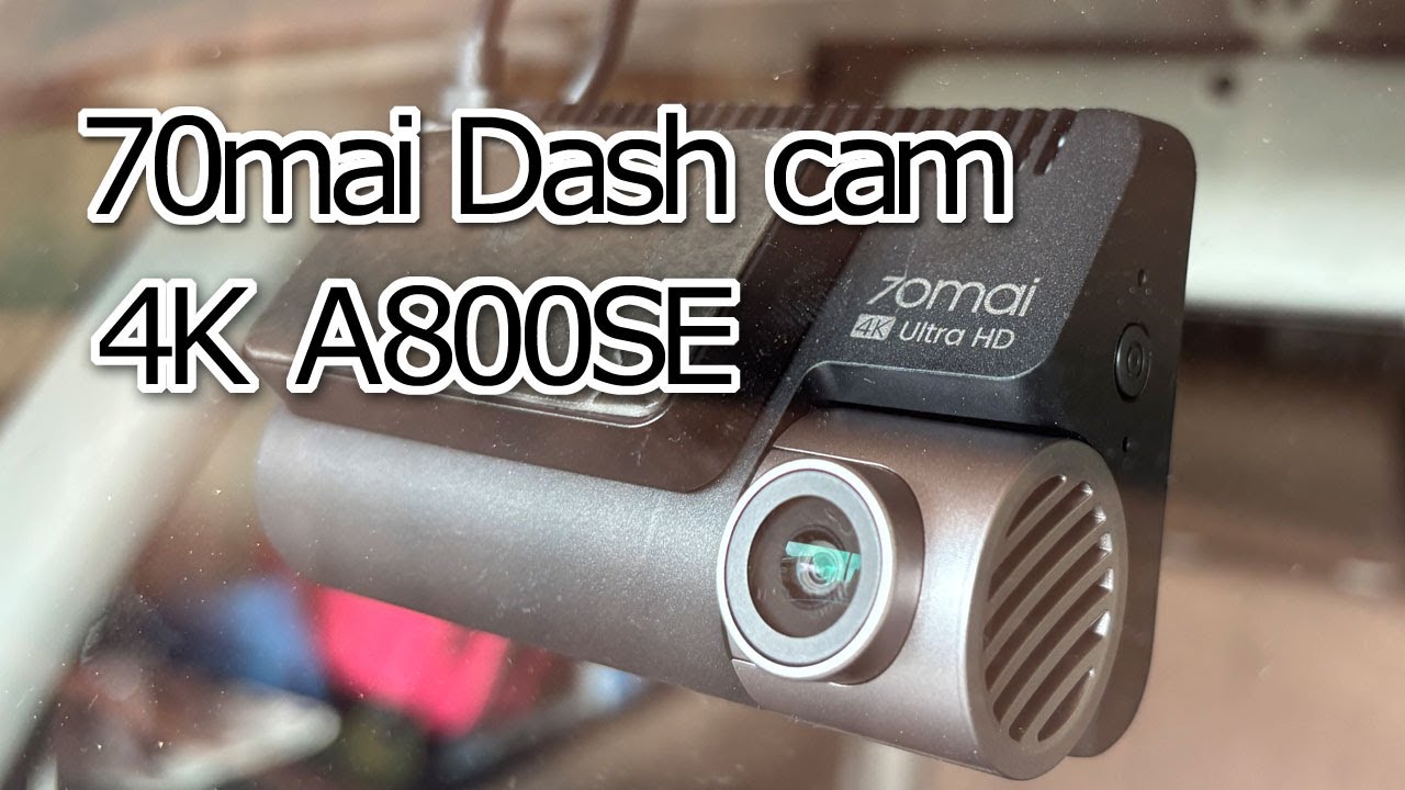 4Kドラレコ】70mai Dash Cam 4K A800SE 取付簡単で高性能なドライブ