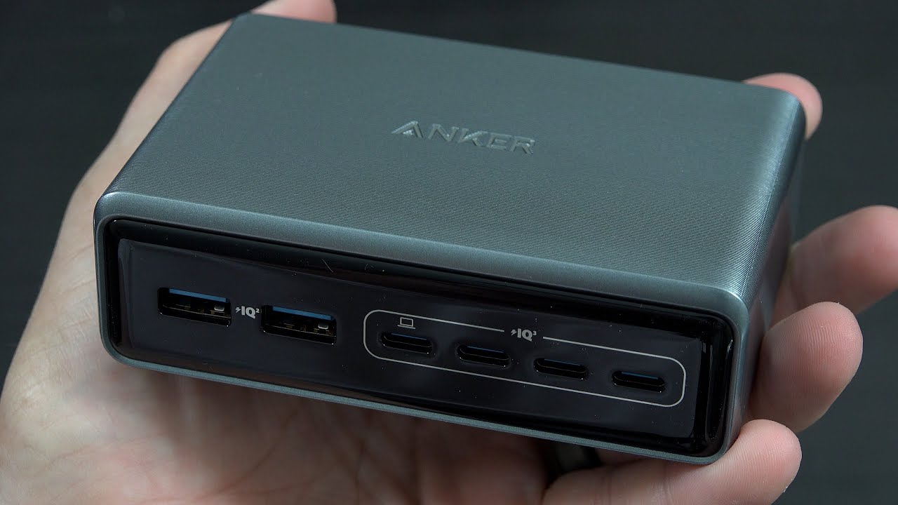 Anker Prime Charger, 200W 6-Port GaN Charging Station - YouTube