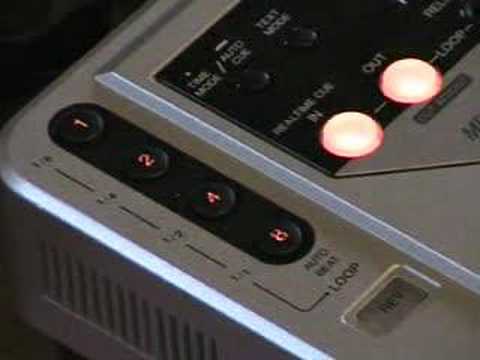Dj Tutorial, Video 5, The loop function of a Pioneer CDJ-800