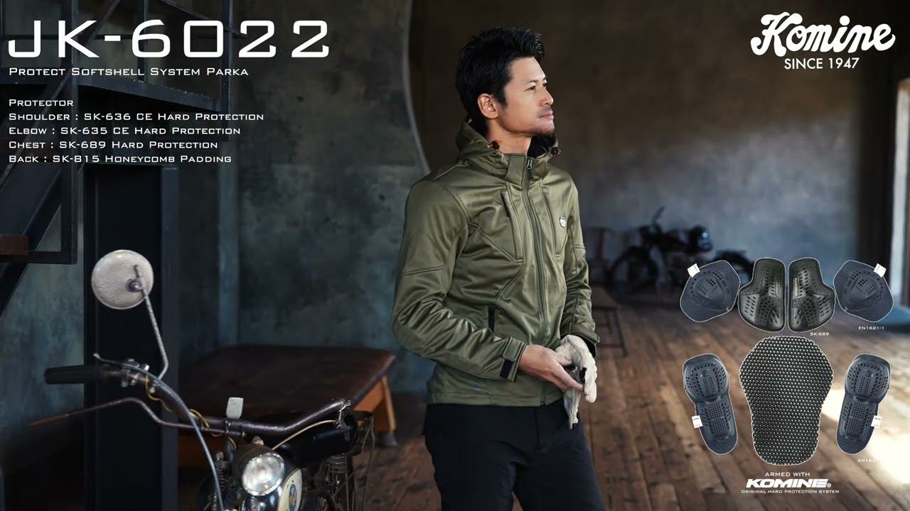 コミネ公式】JK-6022 プロテクトソフトシェルシステムパーカ