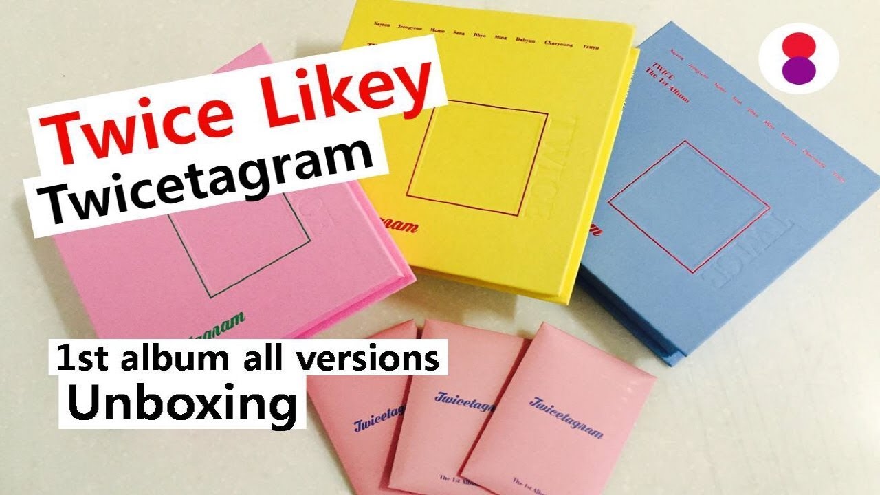 Twice Twicetagram unboxing 1st album 트와이스 1집 언박싱 (라이키