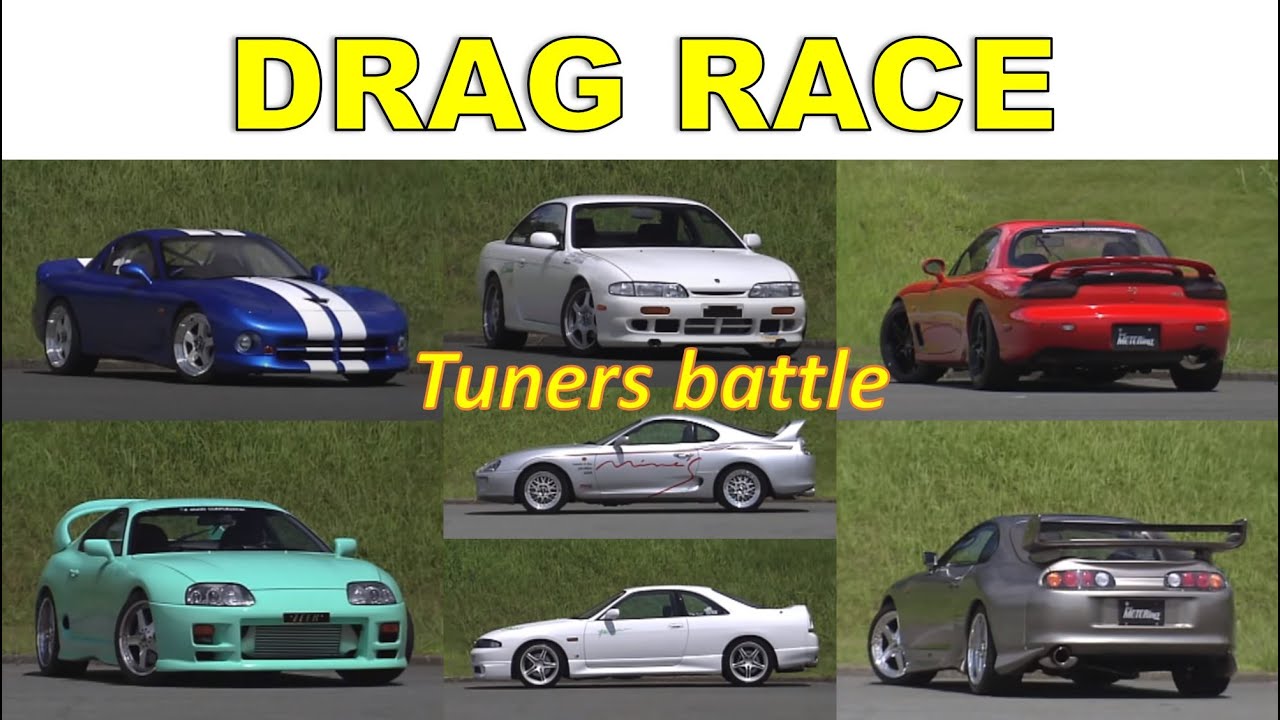 Drag Race #154 | RX-7 vs Silvia vs Supra vs Skyline - YouTube