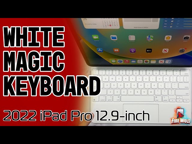 2022 Magic Keyboard for M2 iPad Pro 12.9-inch in White - YouTube