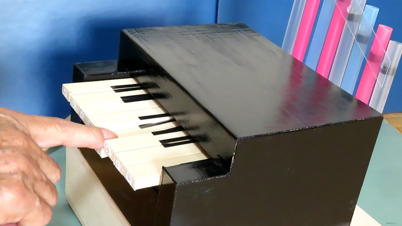 ストローで作るパイプオルガン Pipe organ made with a straw - YouTube