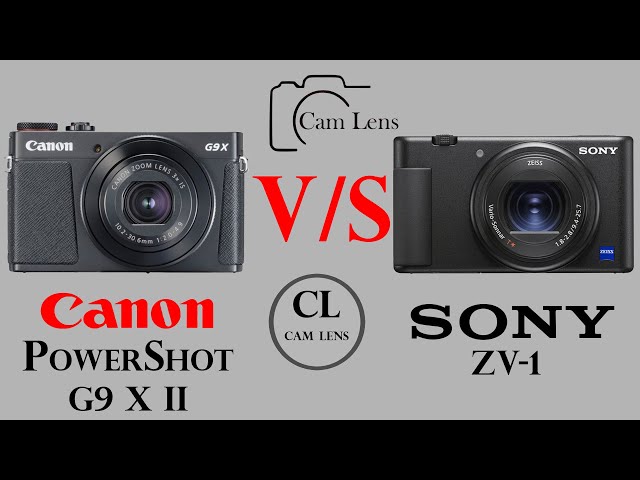 Canon PowerShot G9 X Mark II vs Sony ZV 1 - YouTube