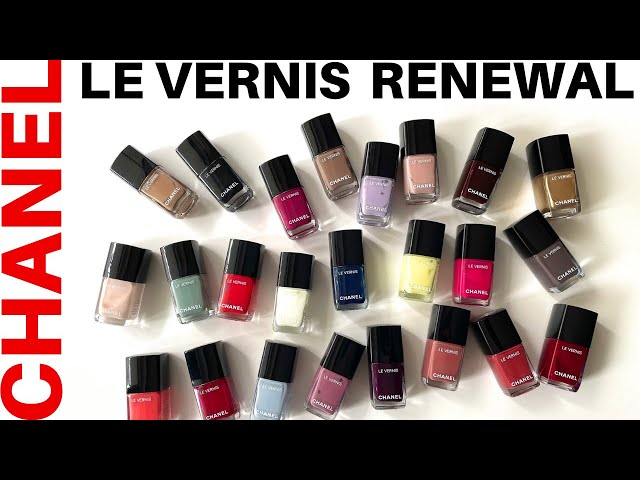 Save this] Review of all 24 Chanel nail polish colors! - YouTube