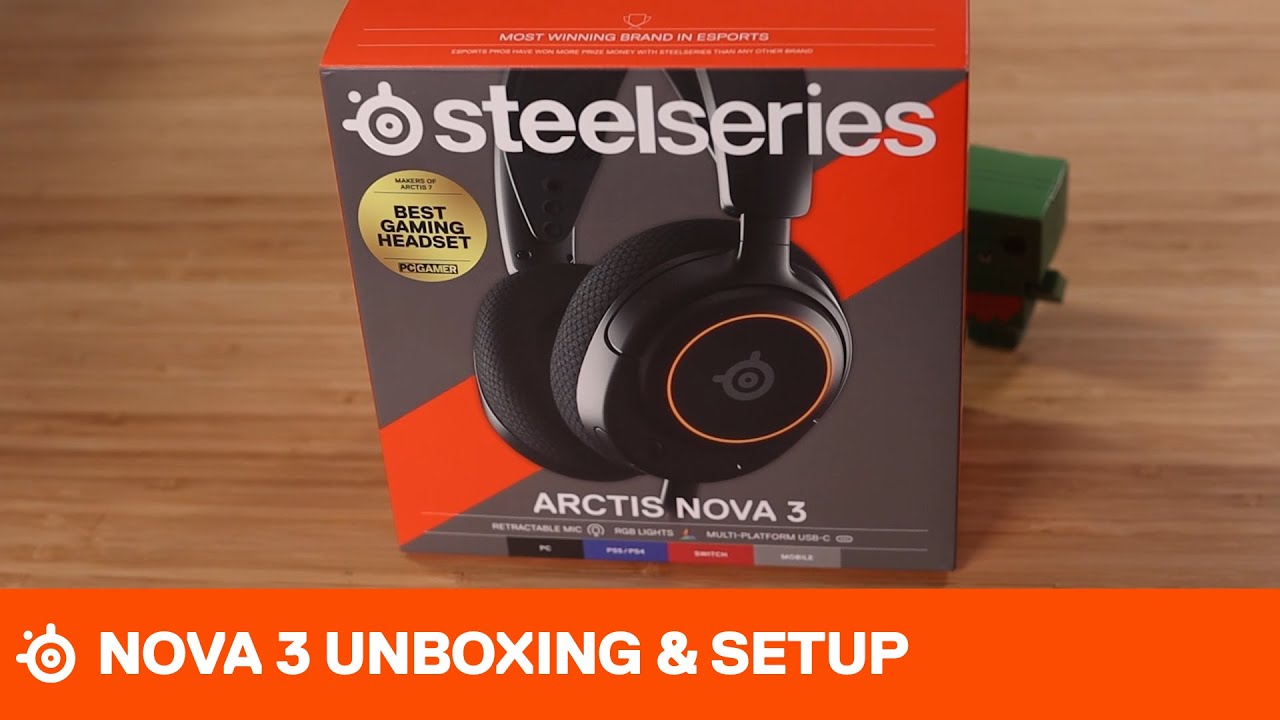 Steelseries Arctis Nova 3 ゲーミングヘッドセット 黒| Techinn