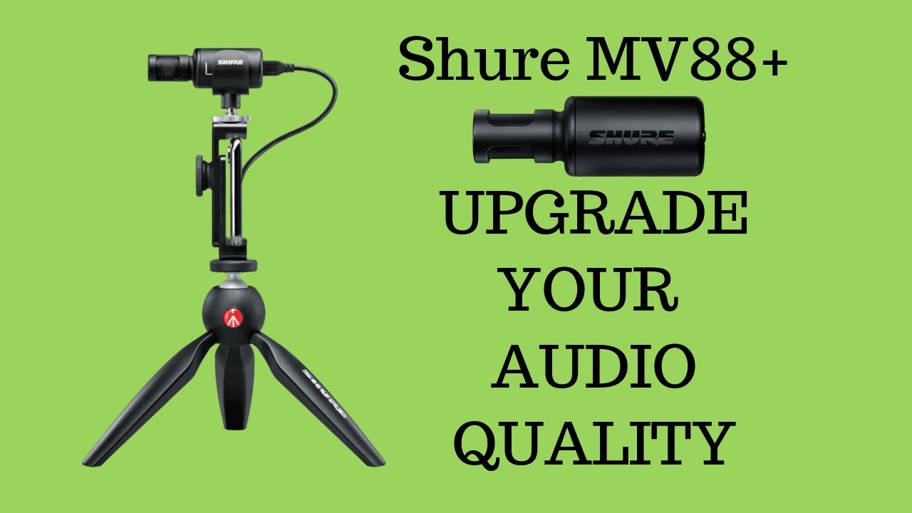 CONDENSER MIC FOR SMARTPHONES: Shure MV88+ Video Kit Demo with