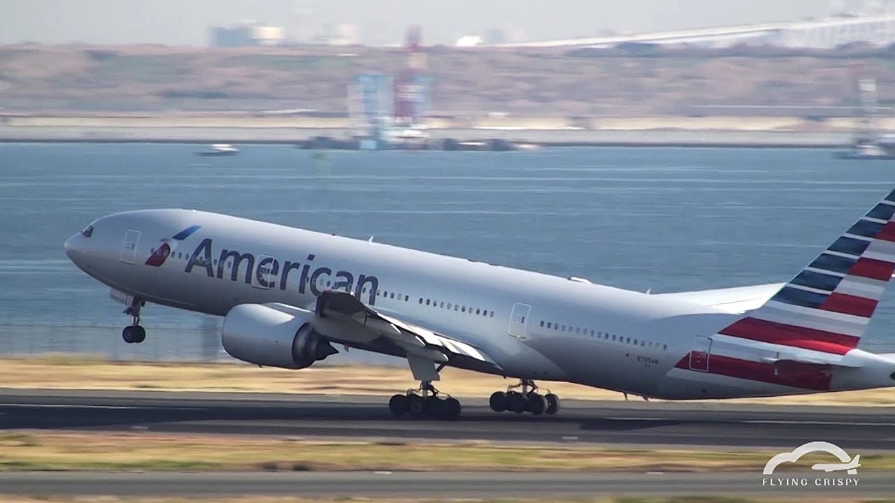 さようならアメリカン航空！羽田便最後の離陸！American Airlines B777
