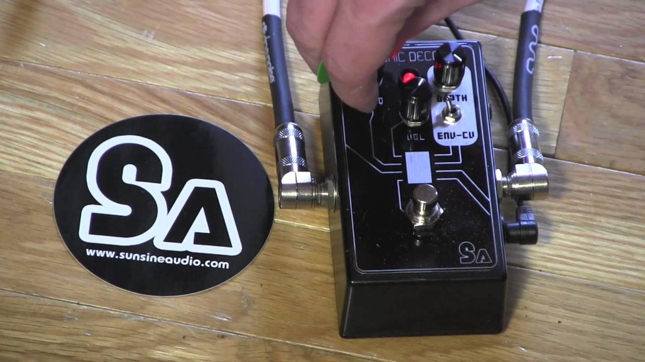 Sunsine Audio Harmonic Decoder pedal demo with MJT Strat & Dr Z