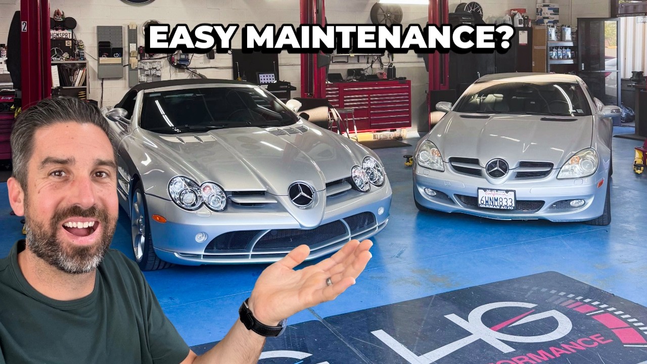 Mercedes-McLaren SLR Maintenance Isn't What You Think - YouTube