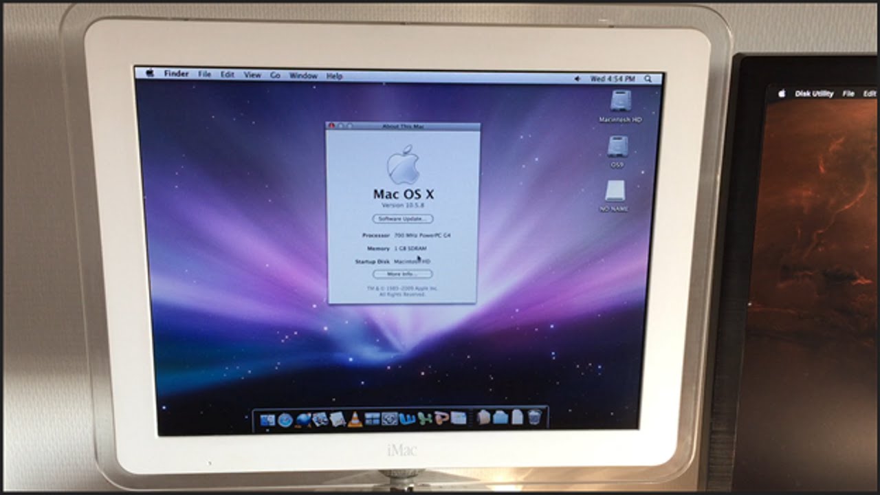iMac G4 700MHz - OS X Leopard Performance - YouTube