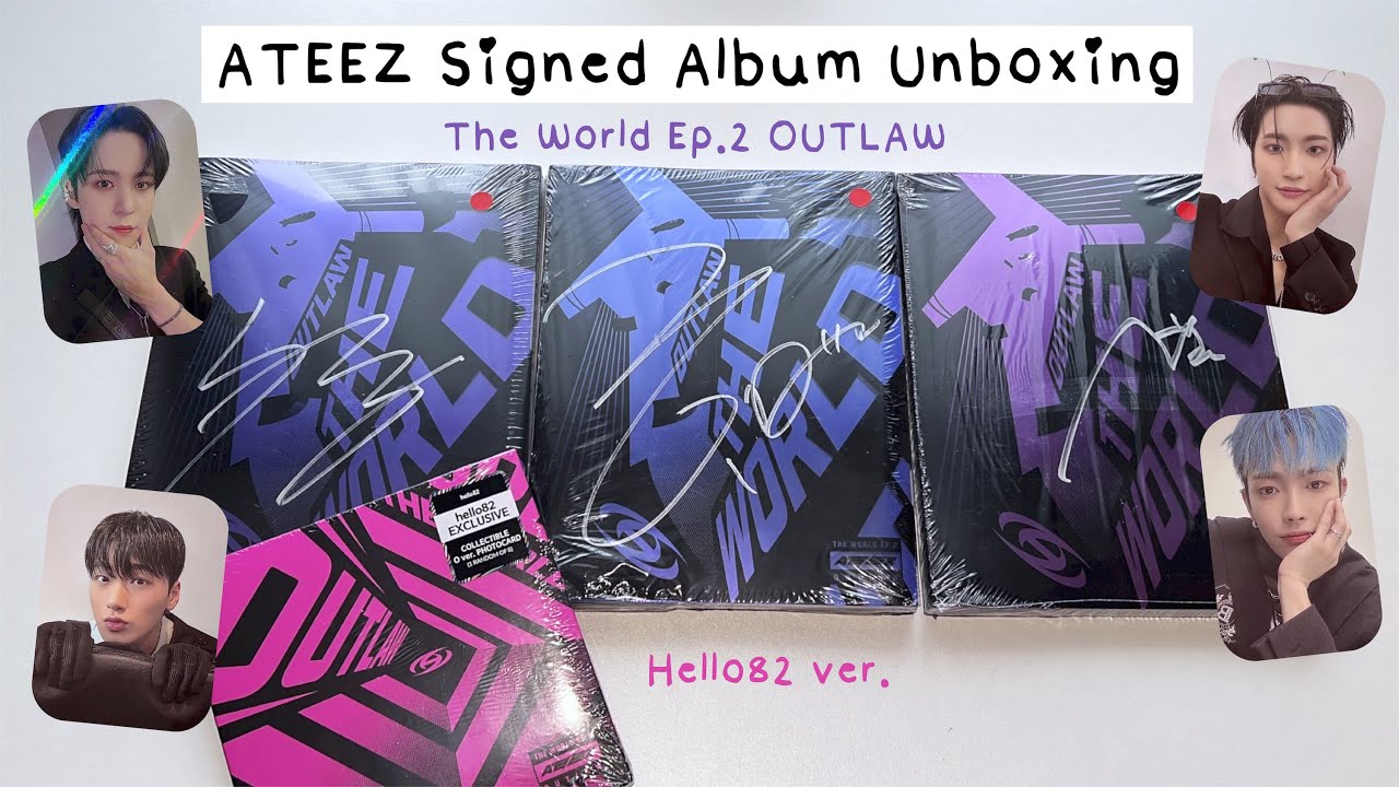 ATEEZ Signed The World EP. 2: Outlaw Album (Hello 82 Ver