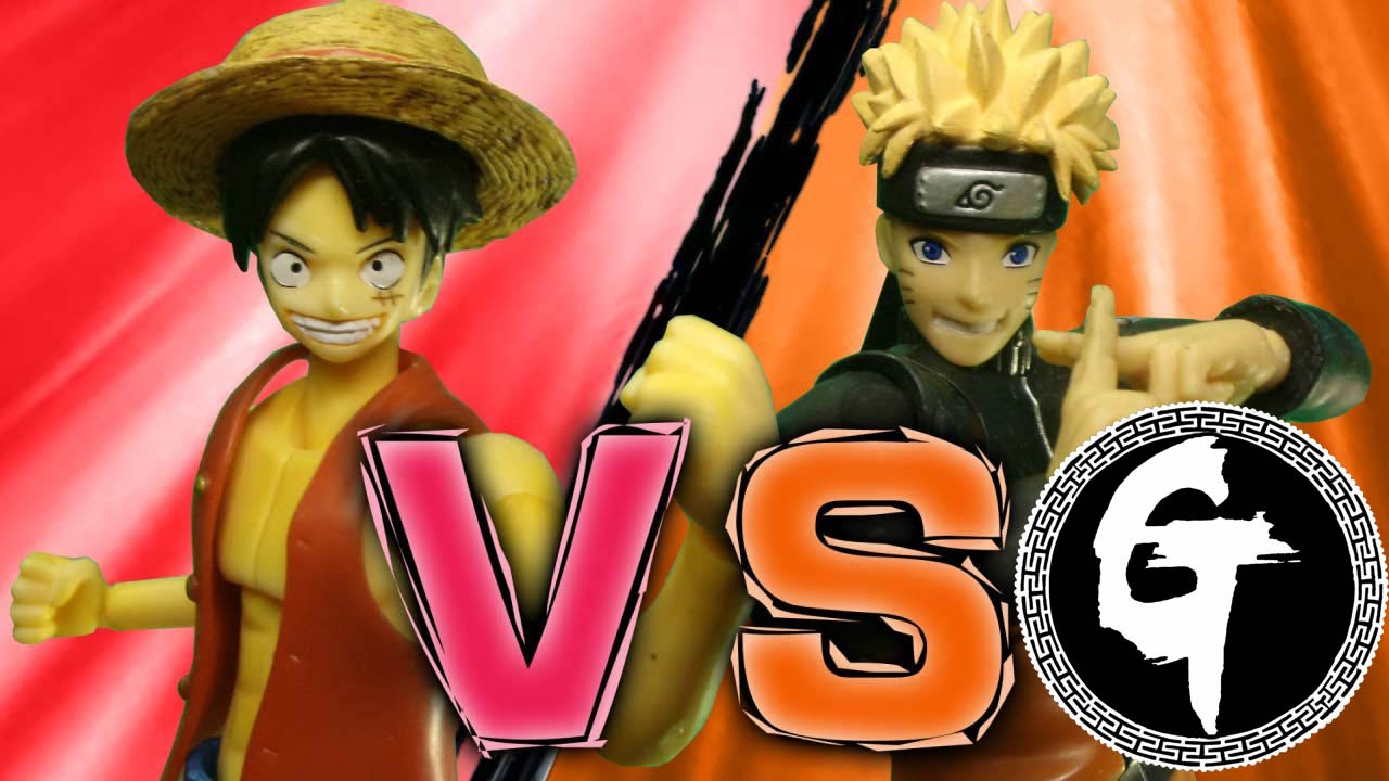 Luffy VS Naruto Stop Motionうずまきナルト VS モンキー・D・ルフィ