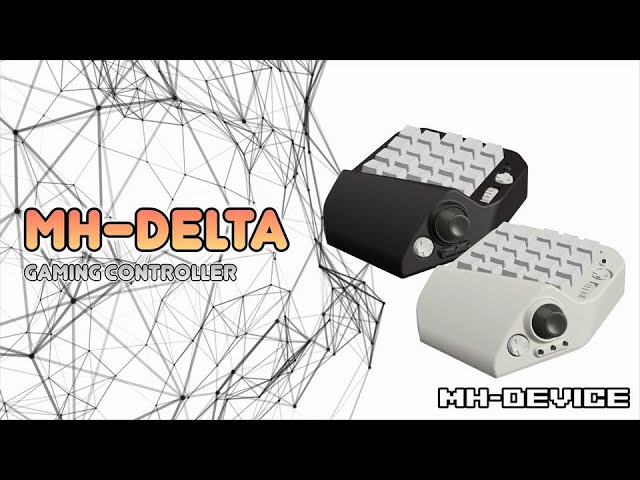 片手ゲーミングコントローラーMH-Delta - YouTube