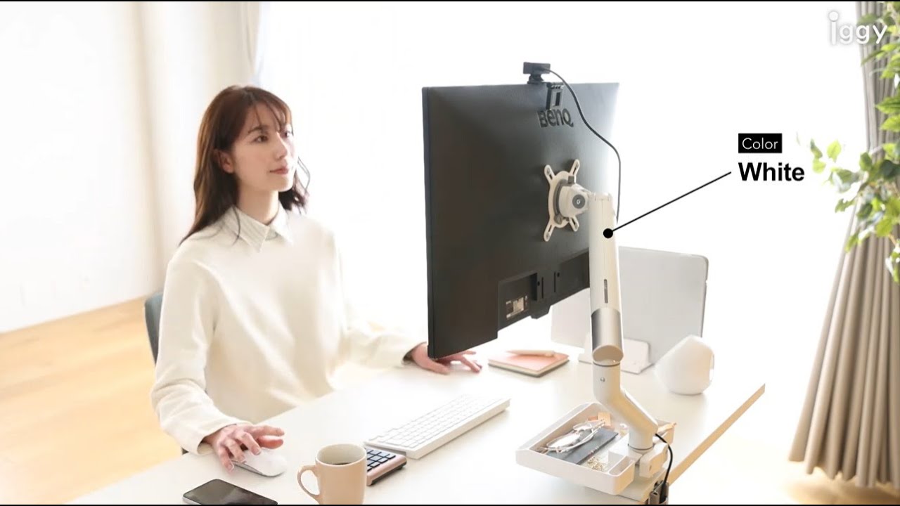 快適ワーク×iggy モニターアームDA112 商品紹介 - YouTube