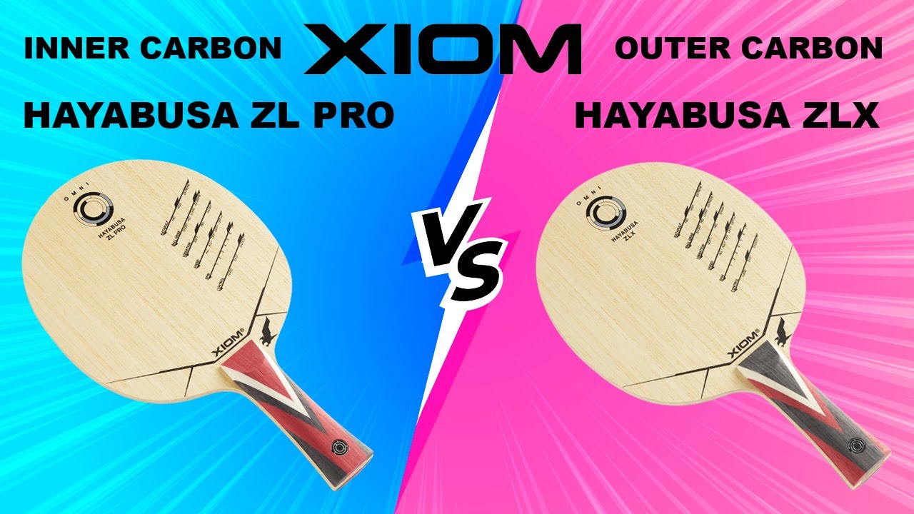 Inner Carbon Or Outer Carbon Table Tennis Blade? Xiom Hayabusa ZL