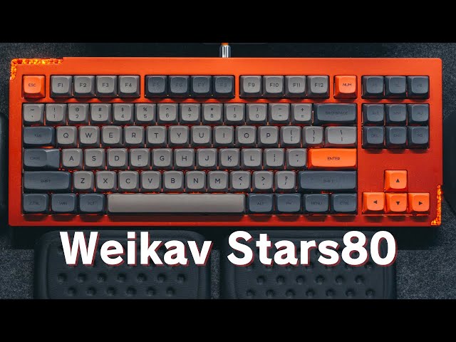 Weikav Stars80をレビュー！想像以上に打鍵感が良い - YouTube