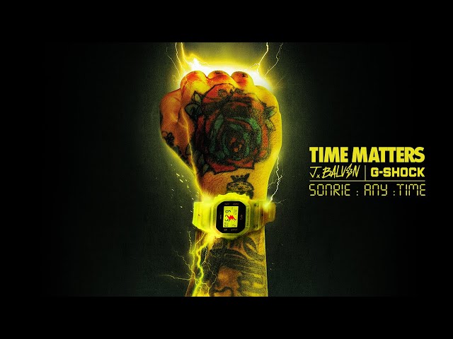 G-SHOCK x J BALVIN: DWE5600JB1A9 TIME MATTERS - YouTube
