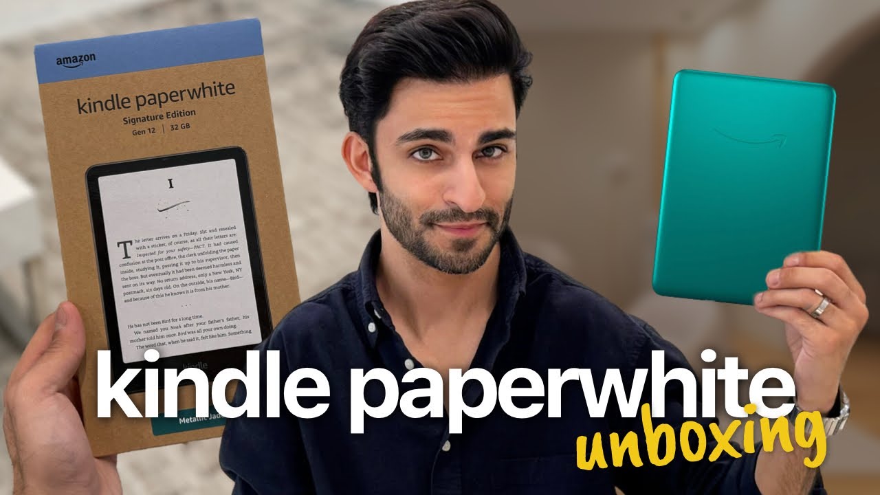 Kindle Paperwhite (2024) Signature Edition Unboxing & First
