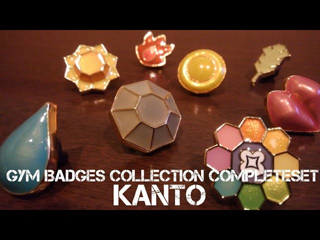 ポケモン】ジムバッジ コレクション コンプリートセット カントー 紹介