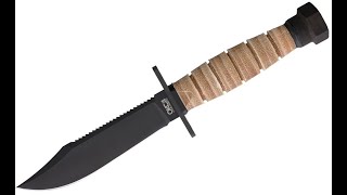 オールドエアーフォースサバイバルナイフ レザーワッシャーハンドル仕様