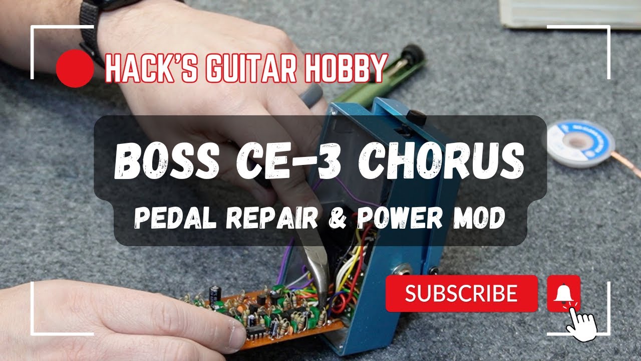 Guitar effects pedals Lab. ] BOSS CE-3 (Japan) vs CE-3 (Taiwan